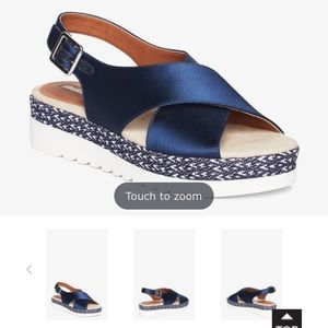 BCBGeneration Crisscross Platform Sandal